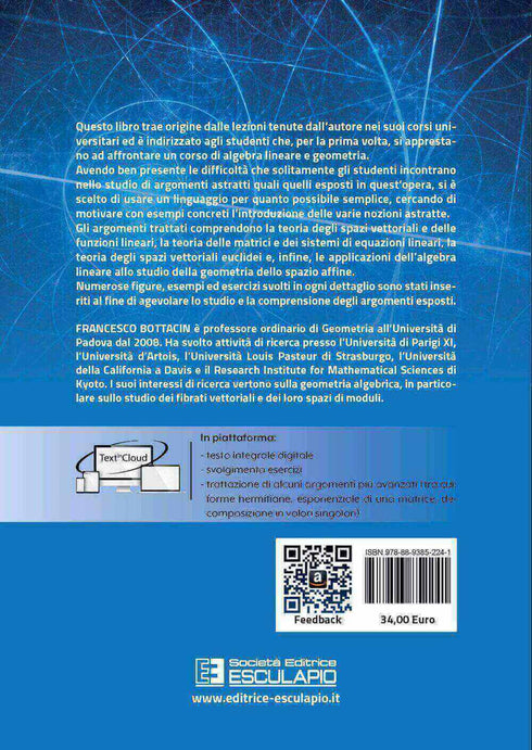 BOTTACIN - Algebra Lineare e Geometria